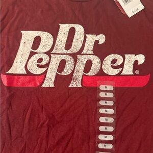 Soda Maroon Dr Pepper Graphic Tee
